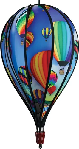 Vista 10 de In the Breeze 0995 Batik Quilt Hot Air Balloon Spinner, 10 paneles