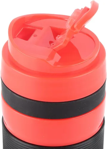 Vista 7 de Acouto Viaje prensa francesa 11.8 fl oz botella portátil té cafetera agua potable taza taza taza para viajar acampar al aire libre rojo