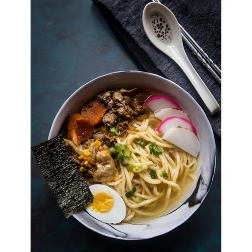Vista 2 de Base de caldo de sopa japonesa Shio Ramen - 2.2 libras (2.2 lbs) - para caldo de ramen, base de olla caliente, arroz frito, salteado, caldo de Umami
