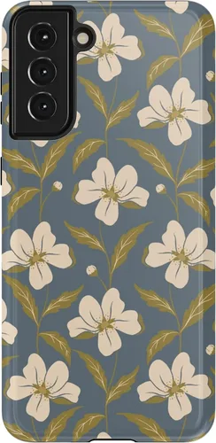 Vista 7 de Casely Funda para Galaxy S21 Here Comes The Sun Colorblock Sunset Diseño protector delgado esencial de doble capa Aquí viene el sol