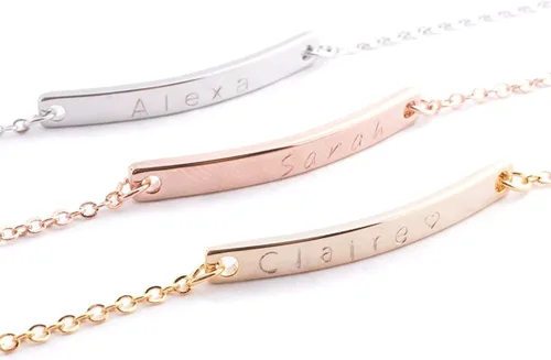 Vista 7 de Petite Boutique Tobillera con inicial para mujer, tobillera con nombre personalizado con iniciales, tobilleras personalizadas para mujer, elegante