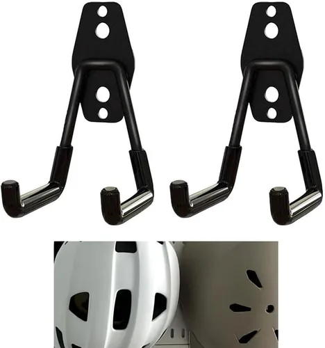 Vista 4 de Soporte de pared para casco de motocicleta, soporte de pared para casco, gancho para casco de motocicleta, soporte de pared para el hogar