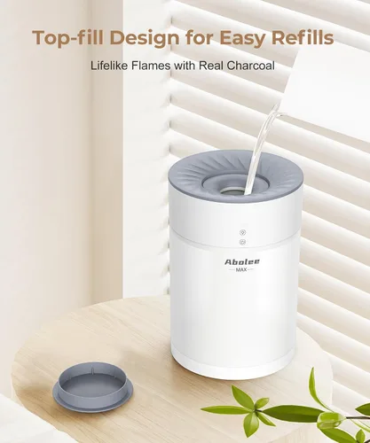 Vista 3 de Abolee Humidificadores para recámara 4.5L de niebla fría con difusor de aceite esencial, humidificador para habitación grande, aire silencioso
