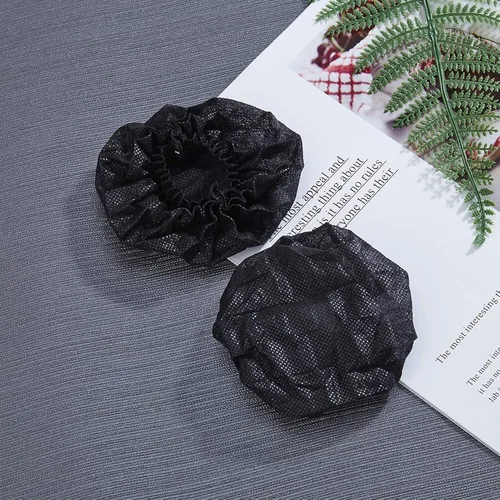 Vista 3 de 400 PCS (paquete de 200) Fundas de Higiene para Micrófono Desechables No Tejidas de Mano Cubierta de Micrófono Pantalla Antiviento Tapa Protectora