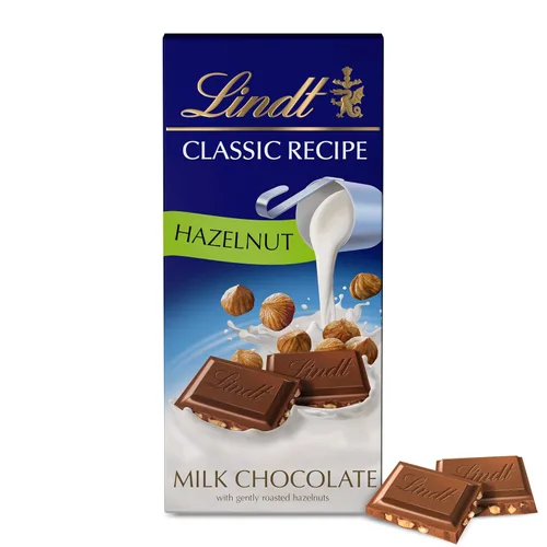 Vista 21 de Lindt CLASSIC RECETE Barra de caramelo de chocolate con leche, 4.4 onzas, paquete de 12