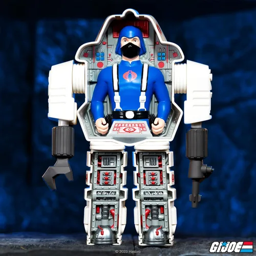 Vista 6 de Super7 Super Cyborg G.I. Joe Cobra S.N.A.K.E. Armor (Color Completo - Gris) - Figura de Acción G.I. Joe de 11" con Accesorios Coleccionables
