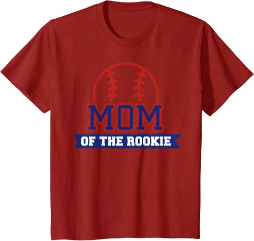 Vista 77 de Mom of Rookie - Camiseta de béisbol para primer cumpleaños, Blanco