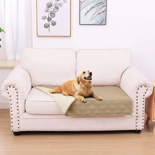 Vista 70 de hyha - Manta impermeable para cama de perro, mantas suaves para mascotas, funda impermeable para sofá para perros, fundas reversibles lavables