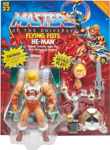 Vista 6 de Masters of the Universe Origins - Figuras de acción Deluxe de 14 cm, figuras de batalla para contar historias, juegos y exhibición, regalo