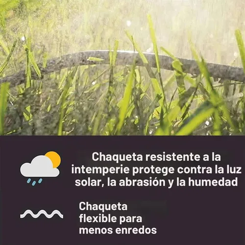 Vista 4 de Cable de extensión para exteriores impermeable de 50 pies, amarillo 12/3 SJTW resistente, cable de extensión flexible de 100% cobre de 3 clavijas