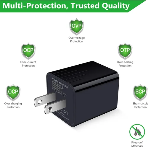 Vista 3 de Cargador rápido USB tipo C para Moto G Stylus 5G 2025 2024/G Power 2026 2025/G 2026/G Pure/G Play 2023/2021/G8 Power/G7 Play/Z4/Edge 5G UW/One 5G