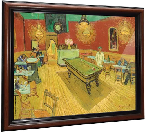 Vista 47 de Vincent Van Gogh - Arte de pared enmarcado con diseño de flores de almendra, maravilloso para exhibir en la cocina, el baño o la decoración