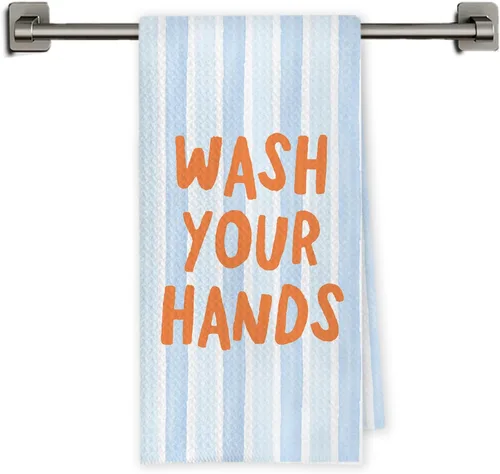 Vista 26 de Chicimln - Divertidas toallas de mano de goma para baño, estilo bohemio, para bañera, pato amarillo, toallas de mano decorativas para niños y niñas