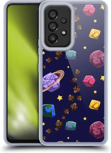 Vista 12 de Head Case Designs Officially Licensed Carla Morrow Colorful Space Dice Patterns Gel Case [Military Grade Protection] Compatible with Samsung Galaxy