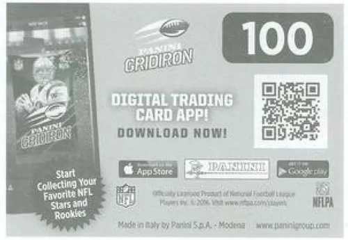 Vista 2 de 2016 Panini Stickers Football #100 Cleveland Browns Mascot Cleveland Browns Official Album Sticker From Panini America (1.5 X 2.5 Inch Sticker)
