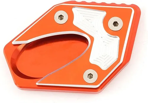 Vista 3 de Krace Soporte lateral para motocicleta, placa de ampliación de pie lateral, almohadilla de extensión para Yamaha YZF R1 2009-2016