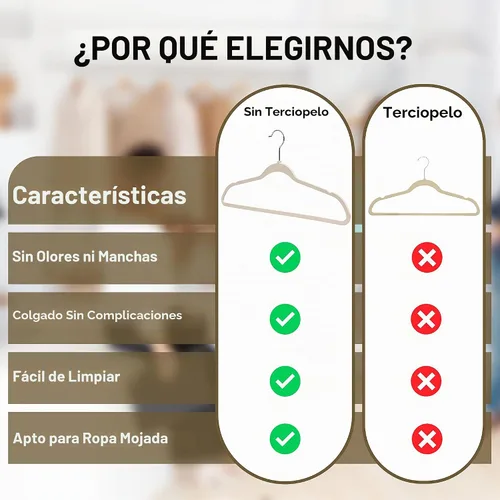 Vista 3 de Quality Hangers Paquete de múltiples perchas de plástico delgadas para ropa, perchas resistentes sin terciopelo rosa con gancho cromado giratorio