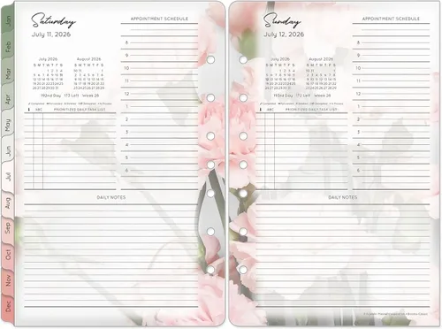 Vista 11 de FranklinCovey - Recambio de planificador Blooms Una página por día encuadernado en anillo (clásico, enero 2026 - diciembre 2026)