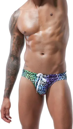 Vista 8 de thuizen Bañador de talle bajo hawaiano para hombre