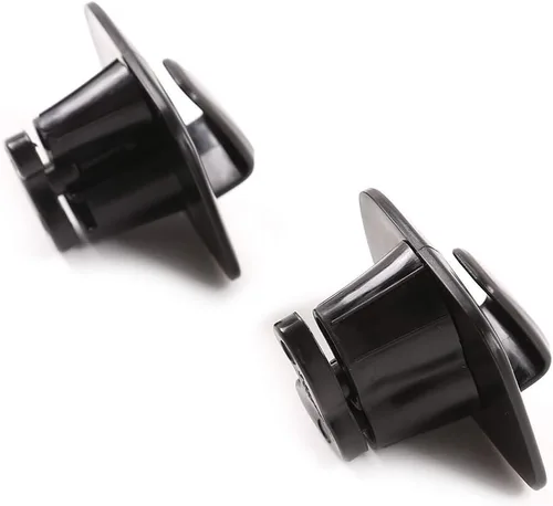 Vista 5 de Ganchos de techo interiores de plástico ABS Percha de ropa Gancho para Volvo V90 S90 XC40 XC60 XC90 2015-2020 (negro)