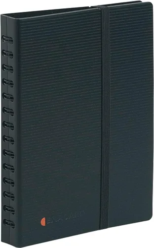 Vista 4 de Exacompta - Ref 75034E - Exactive - Tarjetero Exacard - Tamaño de 7.9 x 5.7 in, capacidad para hasta 120 tarjetas, 20 hojas, adecuado para tarjetas