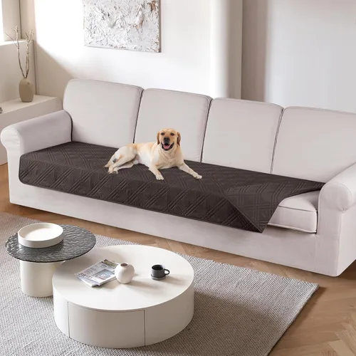 Vista 19 de TAOCOCO Funda de cojín de sofá 100% impermeable reversible, funda de asiento de sofá para perros y mascotas, funda de sofá biplaza para sofá