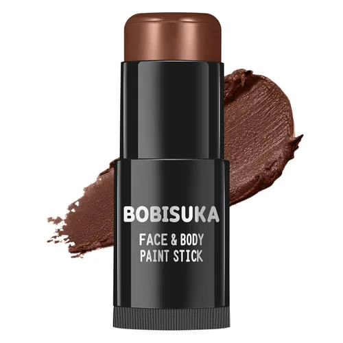 Vista 25 de BOBISUKA Barra de pintura negra para la cara y el cuerpo, palitos negros para deportes, béisbol, softbol, fútbol, kit de pintura negra