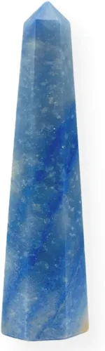 Vista 61 de WholesaleGemShop - Torre de obelisco de piedras preciosas de 3 pulgadas, faceta gigante, cristal de roca de Aura Rock Natural pulido Earth Wand