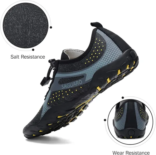 Vista 5 de Kararao Mens Womens Water Shoes Quick Dry Swim Shoes Beach Shoes Pool Surfing Aqua Sports