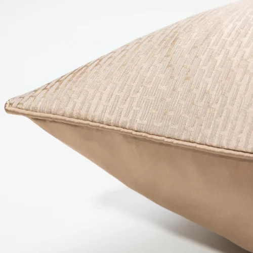 Vista 6 de vctops Fundas de almohada decorativas doradas de jacquard cuadradas, fundas de almohada para cama, sofá, silla, automóvil, decoración del hogar