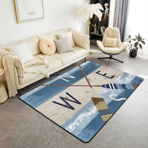 Vista 30 de jejeloiu Alfombra para sala de estar de animales de la selva para niños, 3 x 5, alfombra de área de tigre para niños, niñas, adolescentes