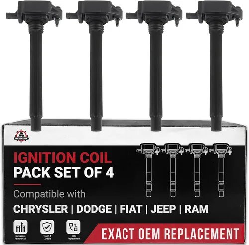 Vista 34 de Juego de 4 bobinas de encendido compatibles con vehículos Nissan e Infiniti - 2007-2017 Altima 2.5L, Sentra, Rogue, Cube, Versa, QX60, FX50, M56