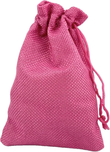 Vista 53 de Palmhomee Paquete de 20 bolsas de regalo de arpillera con cordón, bolsas de joyería de lino, bolsas de yute de boda para joyas y bolsas