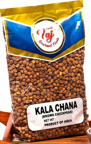 Vista 2 de TAJ Premium Indian Kala Chana, garbanzos desi (4 libras)
