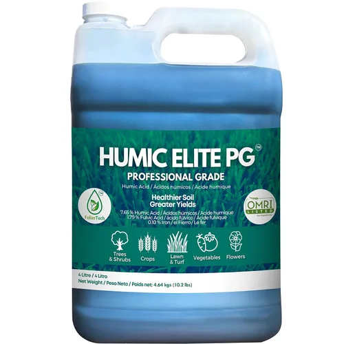 Vista 10 de FoliarTech - Fertilizante orgánico de ácido húmico para césped, mezcla mineral húmica fúlvica para árboles, arbustos, ornamentales, verduras