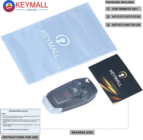 Vista 8 de Keymall Control remoto de entrada sin llave para Ford F150/F250/F350/F450/F550 2017-2020 para Ford Ranger 2019 2020