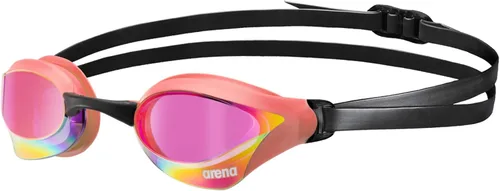 Vista 10 de Arena Gafas de natación de carreras unisex Cobra Core Swipe antivaho para hombres y mujeres con lente de policarbonato con espejo/sin espejo