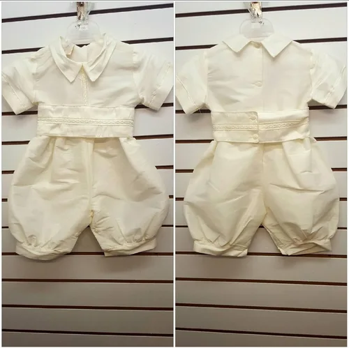 Vista 5 de Newdeve - Conjunto de bautizo para bebés y niños color marfil