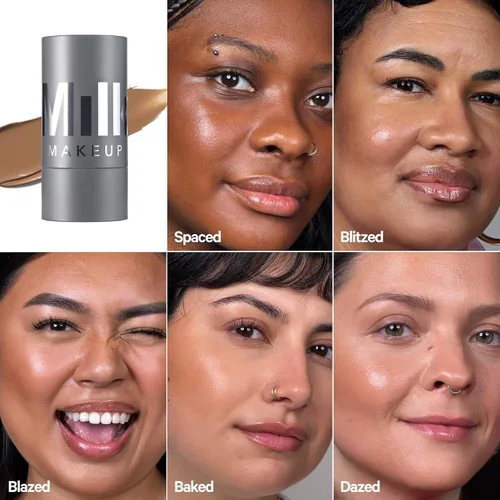 Vista 5 de Milk Makeup Crema mate bronceador multiusos en barra – Construible + mezclable Horneado - Bronce Medio