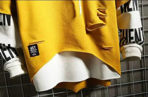 Vista 4 de DUDHUH Sudadera con capucha para hombre con estampado de letras, ropa deportiva, informal, hip-hop, sudadera