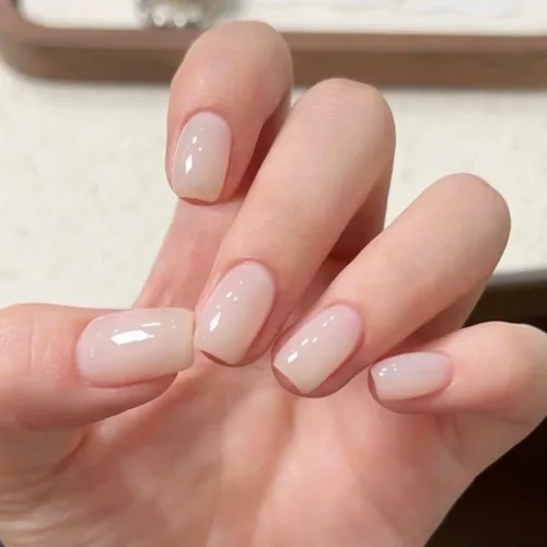 Vista 4 de COSMOO Esmalte de uñas Jelly White, 0.4 fl oz, esmalte de uñas transparente blanco transparente de secado rápido para esmalte de uñas, 0.41 onzas