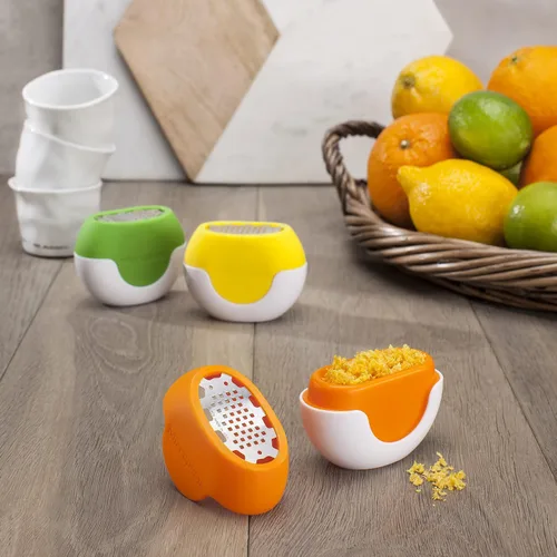 Vista 6 de Microplane Flexi Zesti Rallador de Cítricos Manual (Naranja)