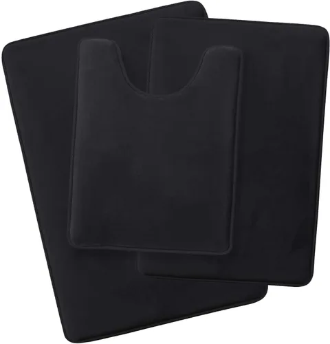 Vista 121 de Clara Clark Alfombra de Baño 24" x 17" - Alfombras de Baño, Tapete de Baño de Espuma Viscoelástica, Afelpado, Acogedor, Ultra Suave, Antideslizante