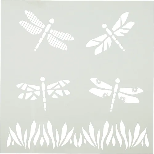 Vista 3 de FolkArt Plantilla de pintura, 30607 Pájaros
