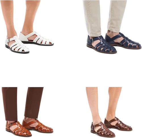 Vista 6 de Sandalias de pescador europeas y amenricanas para hombre, zapatos de pescador transpirables Baotou.