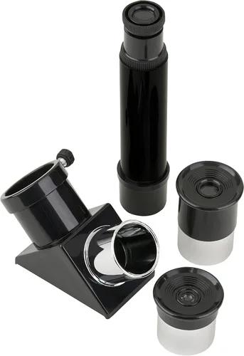 Vista 3 de Carson SkySeeker 40x-100x telescopio refractor principiante con trípode de aluminio (JC-1000) con trípode de aluminio - Incluye múltiples