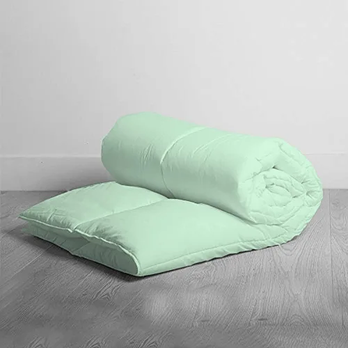 Vista 2 de BedDecor Edredón de relleno de microfibra de alta calidad de 400 GSM, relleno de microfibra de alta calidad, 600 hilos, 100% algodón egipcio sólido