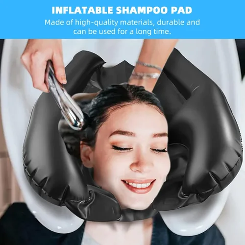 Vista 6 de Almohadilla inflable para la cabeza, champú para el cuello, almohadilla de champú portátil, almohadilla para el cuello, almohadilla de champú