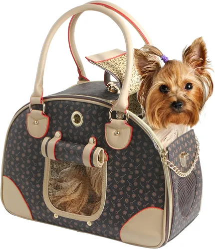 Vista 8 de Bolso de cuero de la PU del bolso del perro del bolso del perro del bolso del gato del bolso del bolso del bolso del animal doméstico del gato