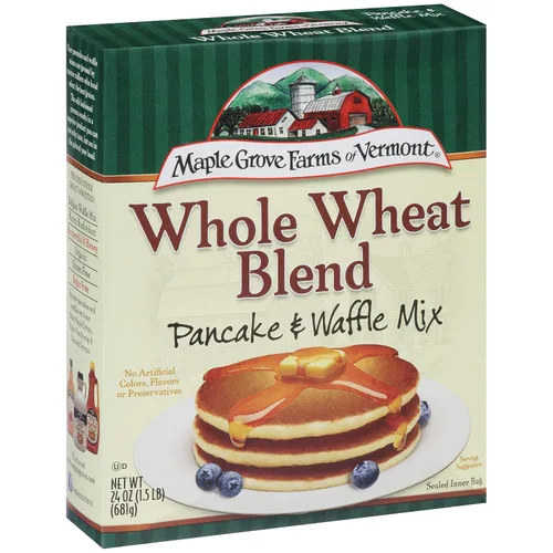 Vista 8 de Maple Grove Farms Mezcla para panqueques y waffles, suero de leche y miel, 24 onzas (paquete de 6)